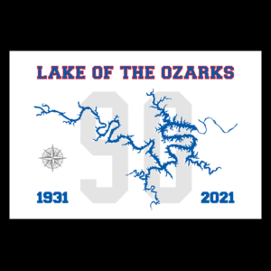 Lake of the Ozarks Anniversary Flag | Grafik-Design von Abiyoso28