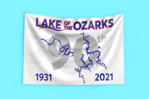 Lake of the Ozarks Anniversary Flag | Grafik-Design von Maestroto
