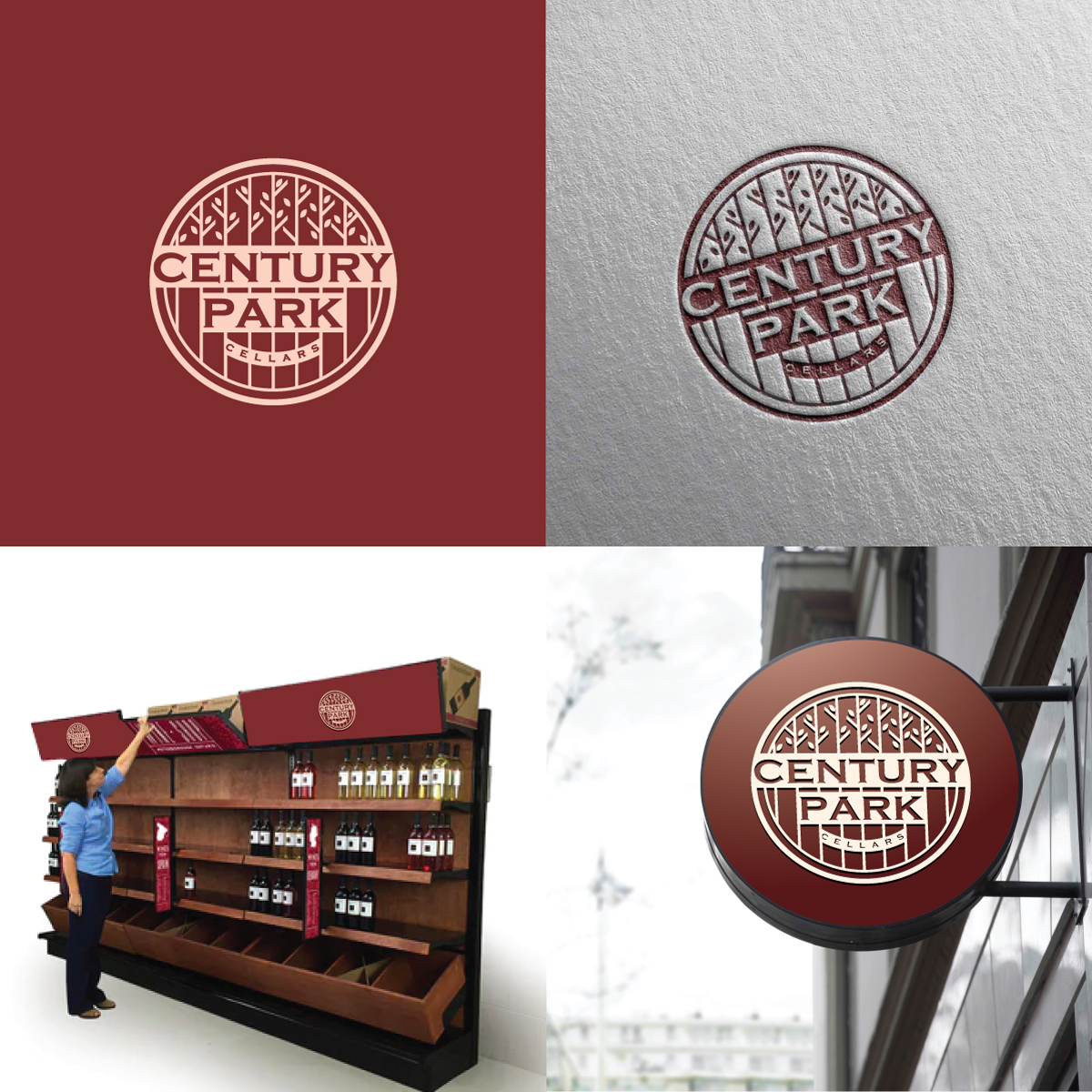 Logo Design by Magic of Art for Century Park Cellars | Design #26275940