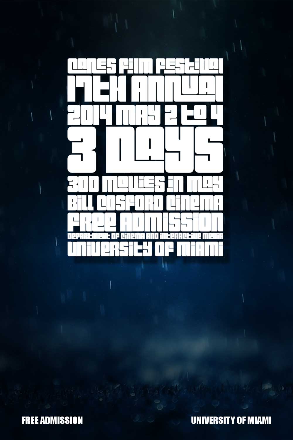 Poster-Design von SHANKAR für University of Miami | Design #3093377
