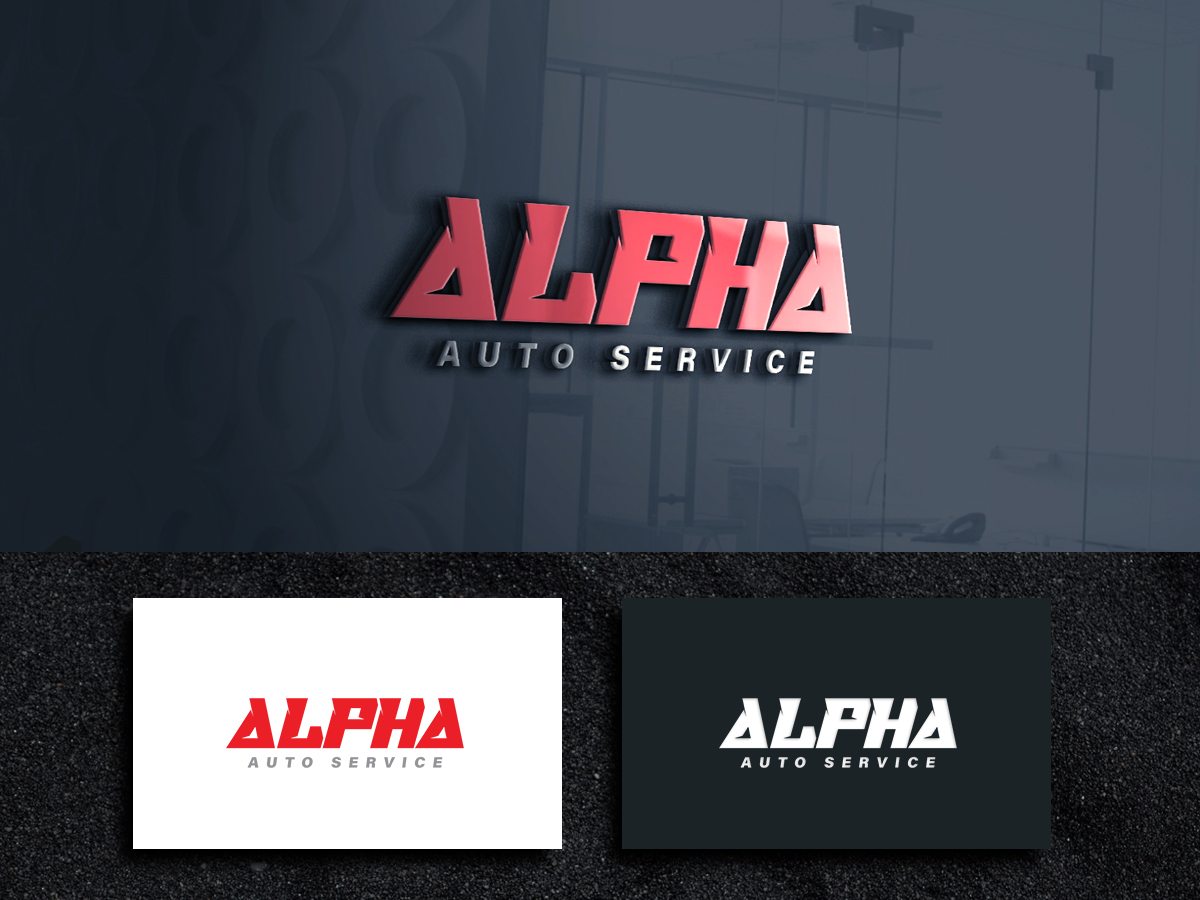 Diseño de Logo por ArtSamurai para Alpha Auto Services | Diseño #26256066