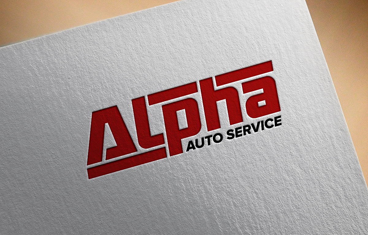 Diseño de Logo por 4tech services para Alpha Auto Services | Diseño #26254219