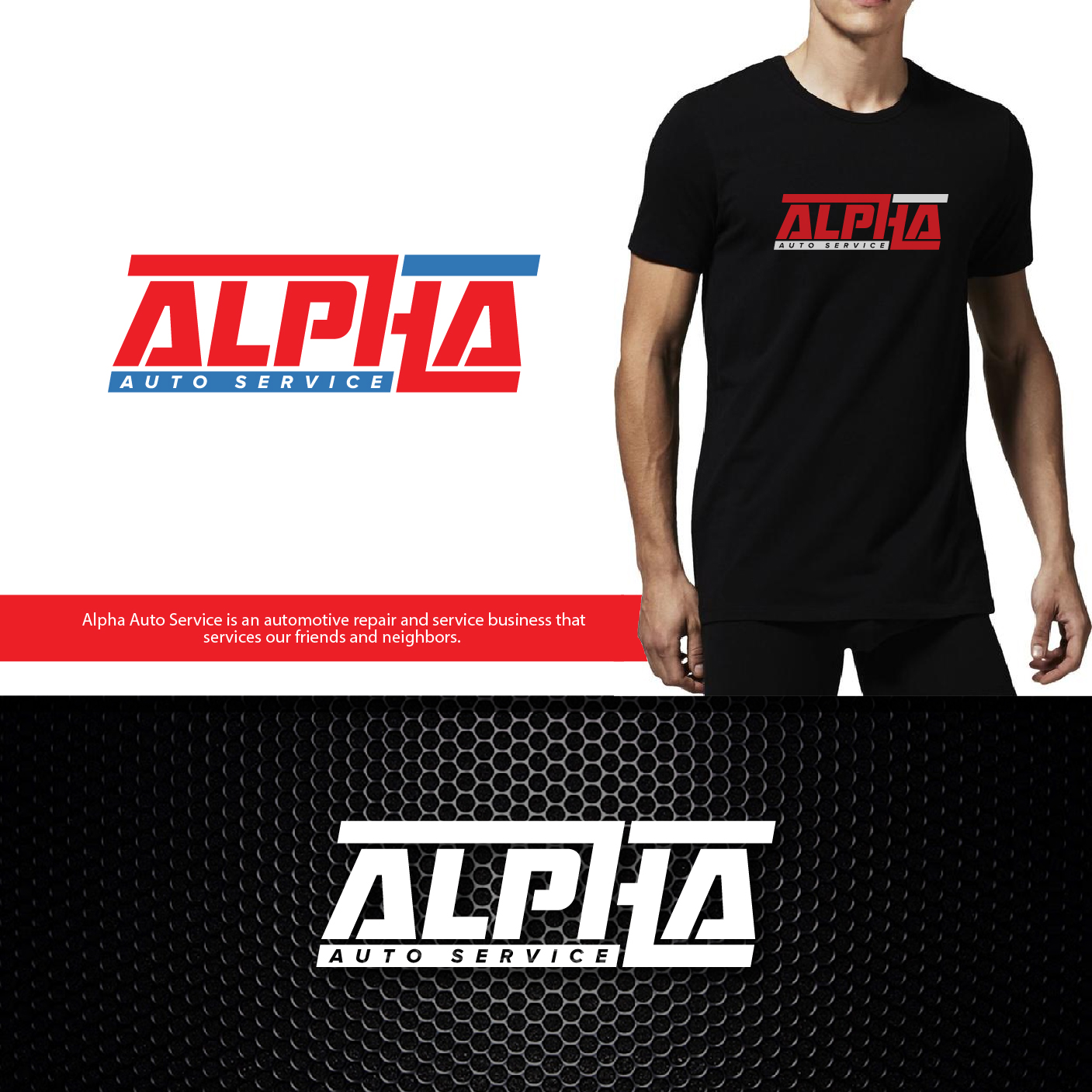 Diseño de Logo por 4tech services para Alpha Auto Services | Diseño #26265703