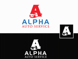 Logo-Design von Sayem für Alpha Auto Services | Design: #26254824