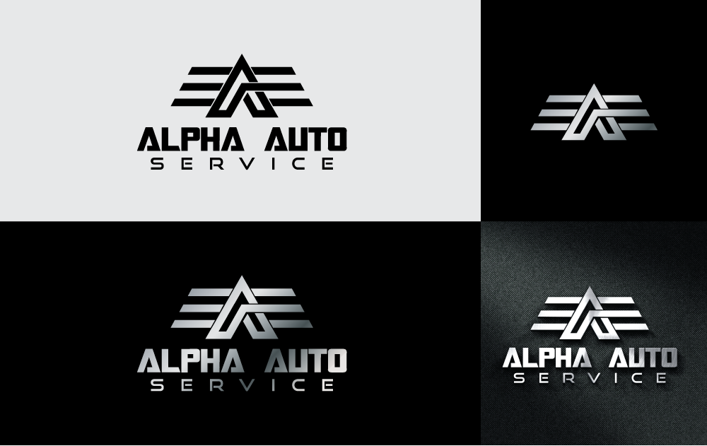 Diseño de Logo por Cre@8ive.Colors para Alpha Auto Services | Diseño #26255281