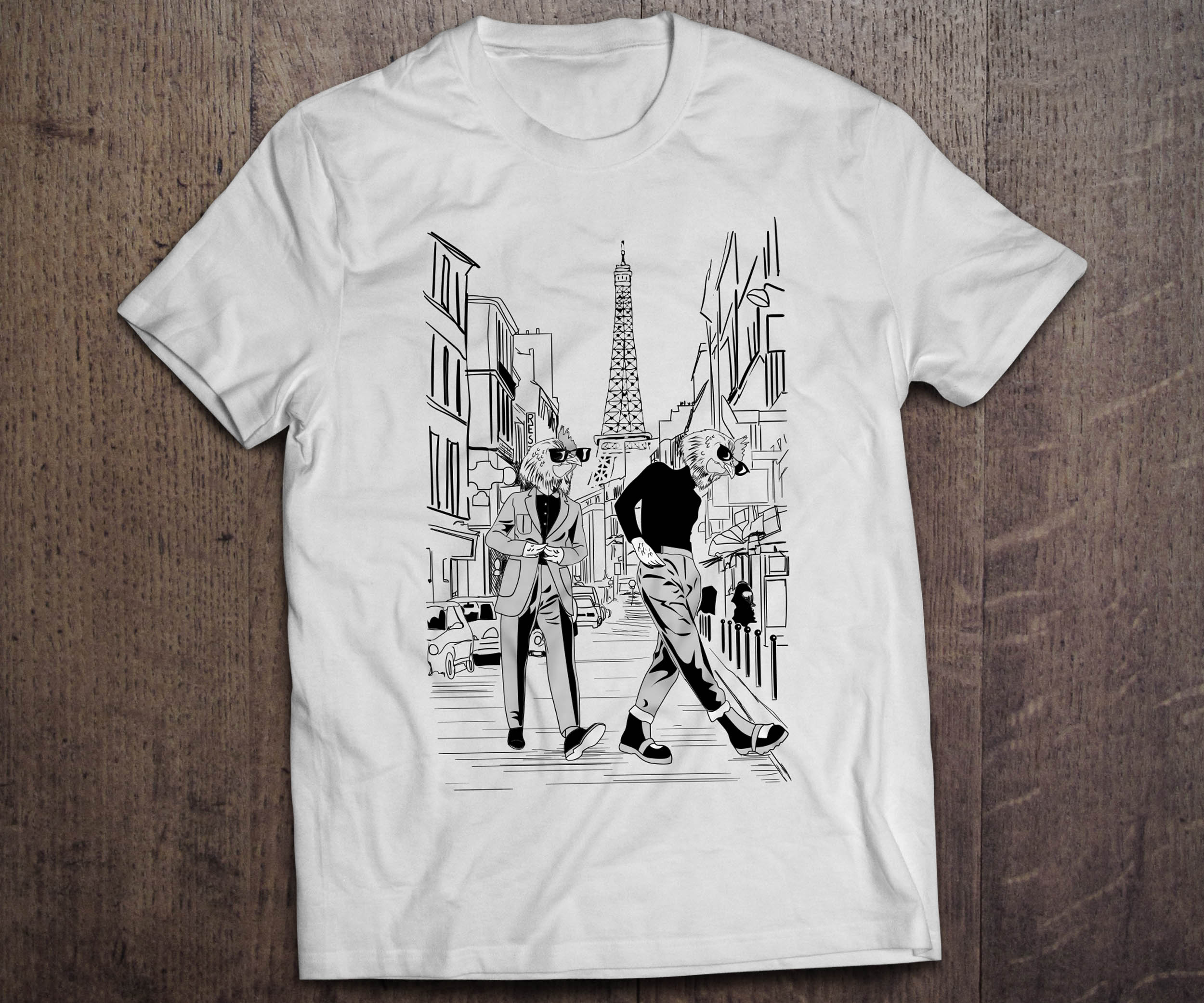 T-shirt Design by FigliaPerduta for The Rabbits Crown | Design #26264898