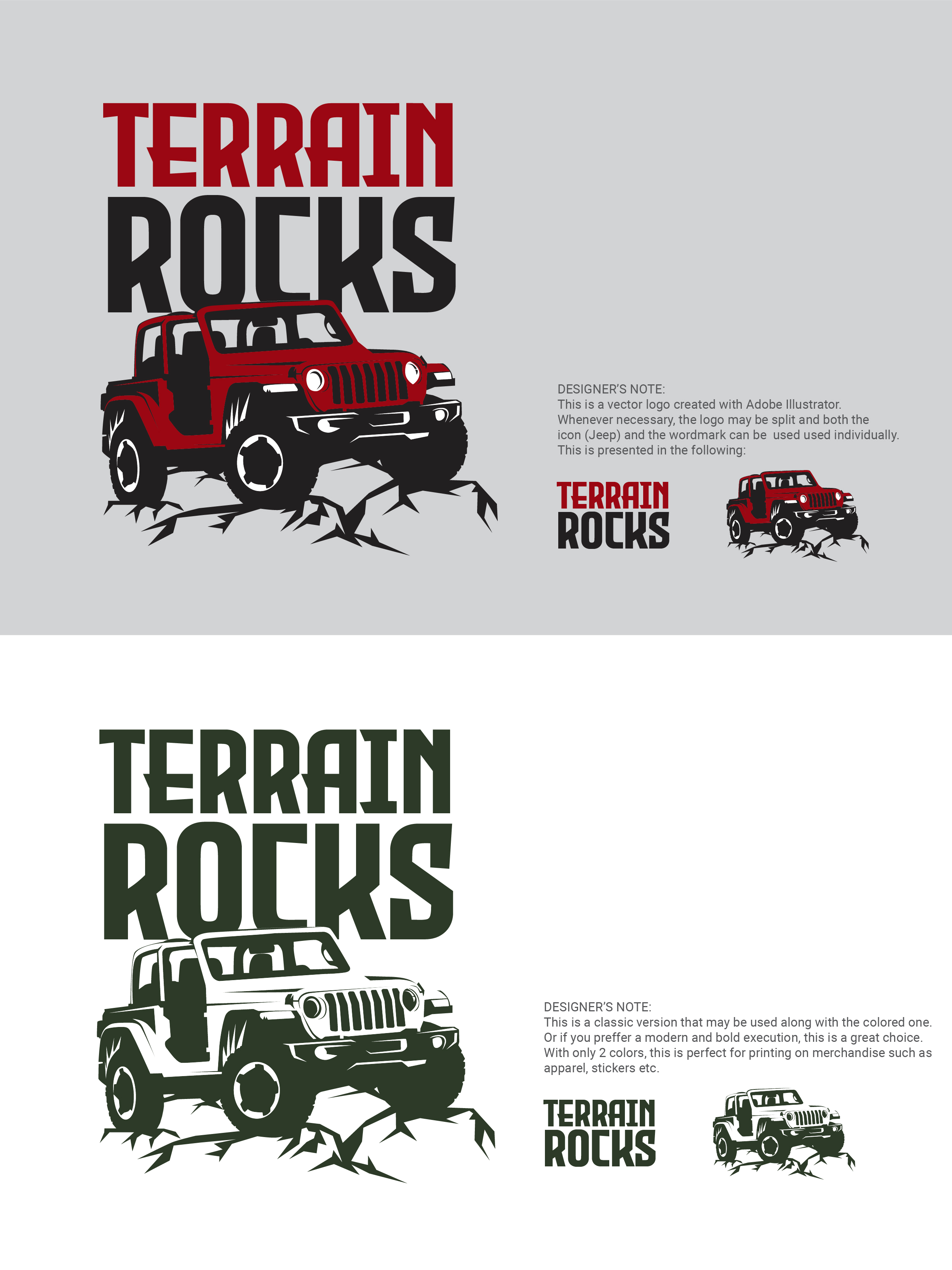 Logo Design by ryenacasi for Terrain Rocks LLC | Design #26285989