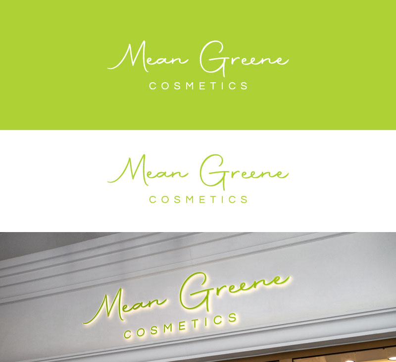 Logo Design by Pro_DesignMaster for Mean Greene Cosmetics LLC | Design #26270829