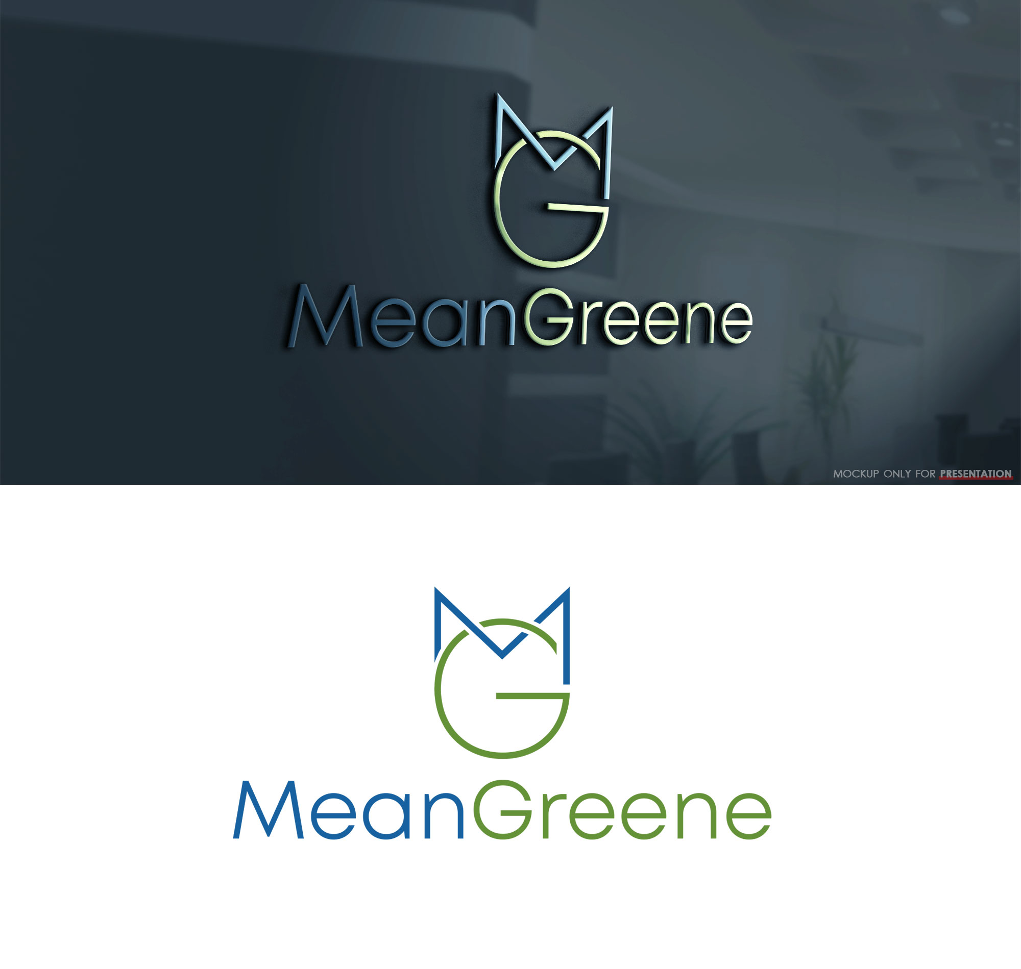 Logo Design by Mono.co for Mean Greene Cosmetics LLC | Design #26255104