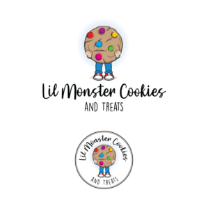 Lil Monster Cookies and Treats | Logo Design by Samantha Ward Design