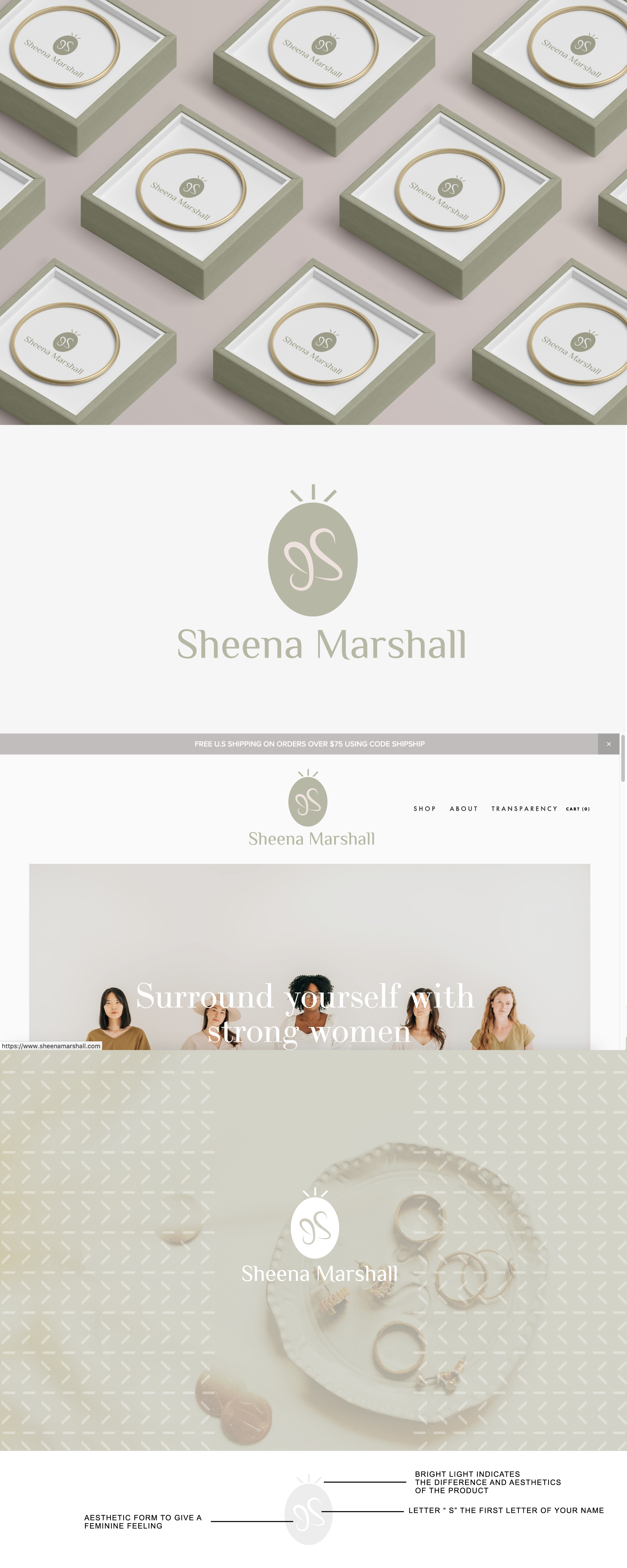 Logo Design by godizayn for Sheena Marshall Jewelry | Design #26264615