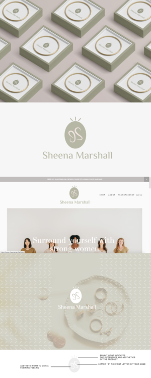 Logo Design by godizayn for Sheena Marshall Jewelry | Design #26264615