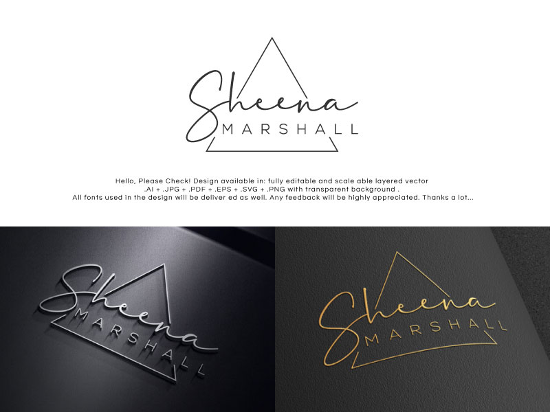 Logo Design by Pro_DesignMaster for Sheena Marshall Jewelry | Design #26290326