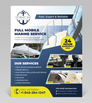 Stormy Bay Marine Services | Design de Flyer par sun_design