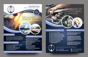 Diseño de Flyer por rkailas para Stormy Bay Marine Service  | Diseño: #26340303
