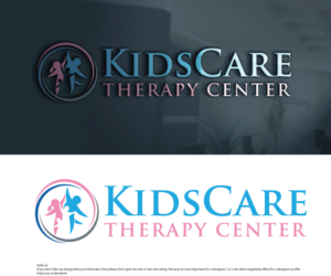 Text should include 2 elements: 1) Business Name: KidsCare Therapy Center 2) Business Slogan: Play 2 Learn | Logo-Design von sekanul