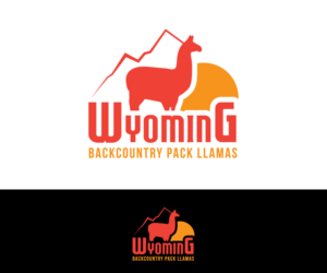 Wyoming Backcountry Pack Llamas or no text at all; we are open to options | Logo Design by makerlogoz
