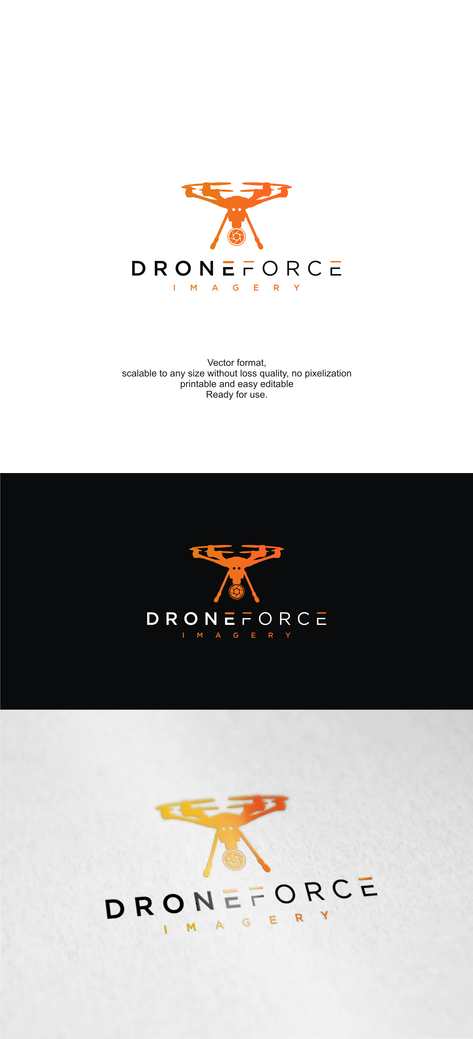 Logo-Design von aquila© für Drone Force Imagery | Design #26296961