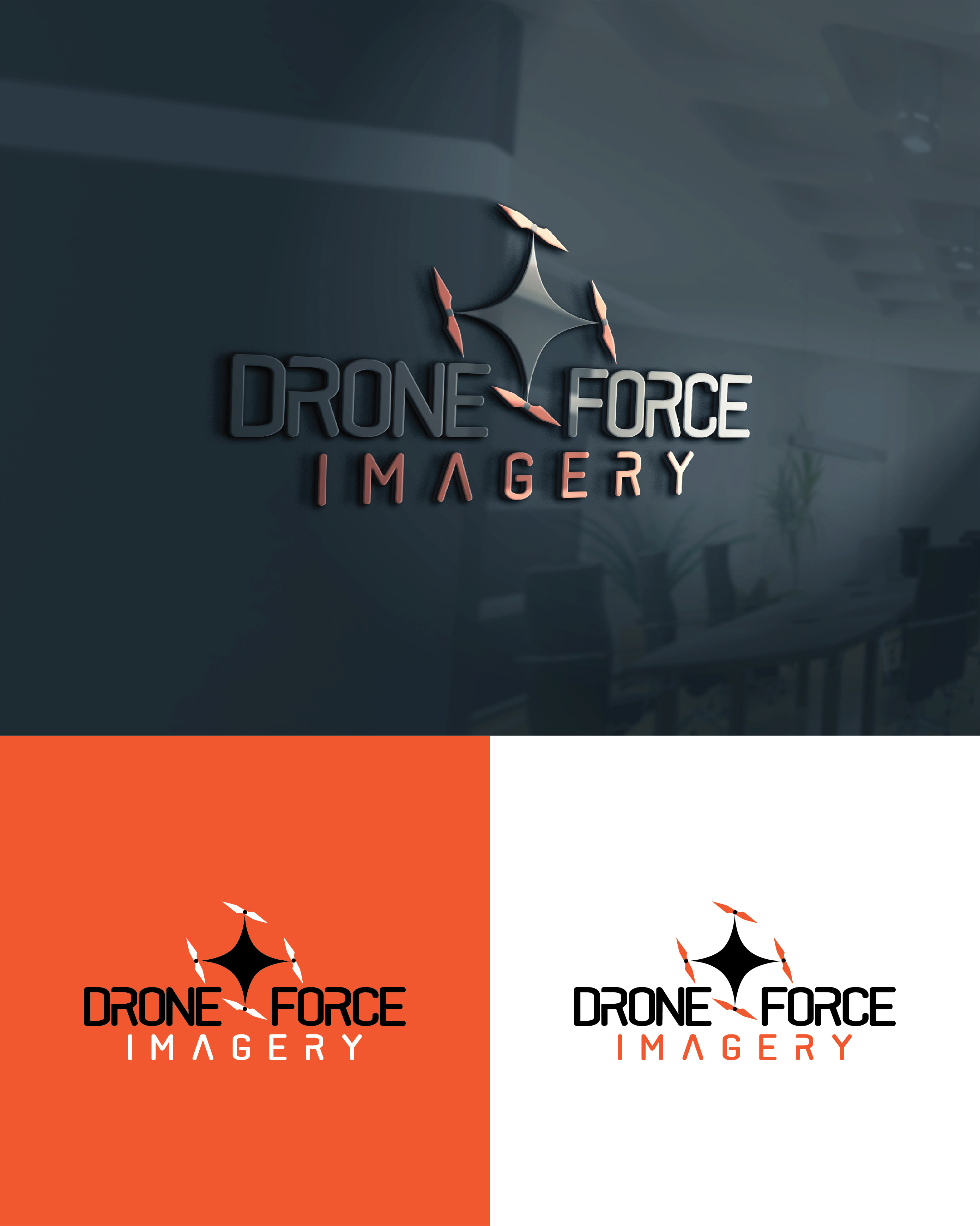 Logo-Design von Creative Pixel Boxes für Drone Force Imagery | Design #26289554