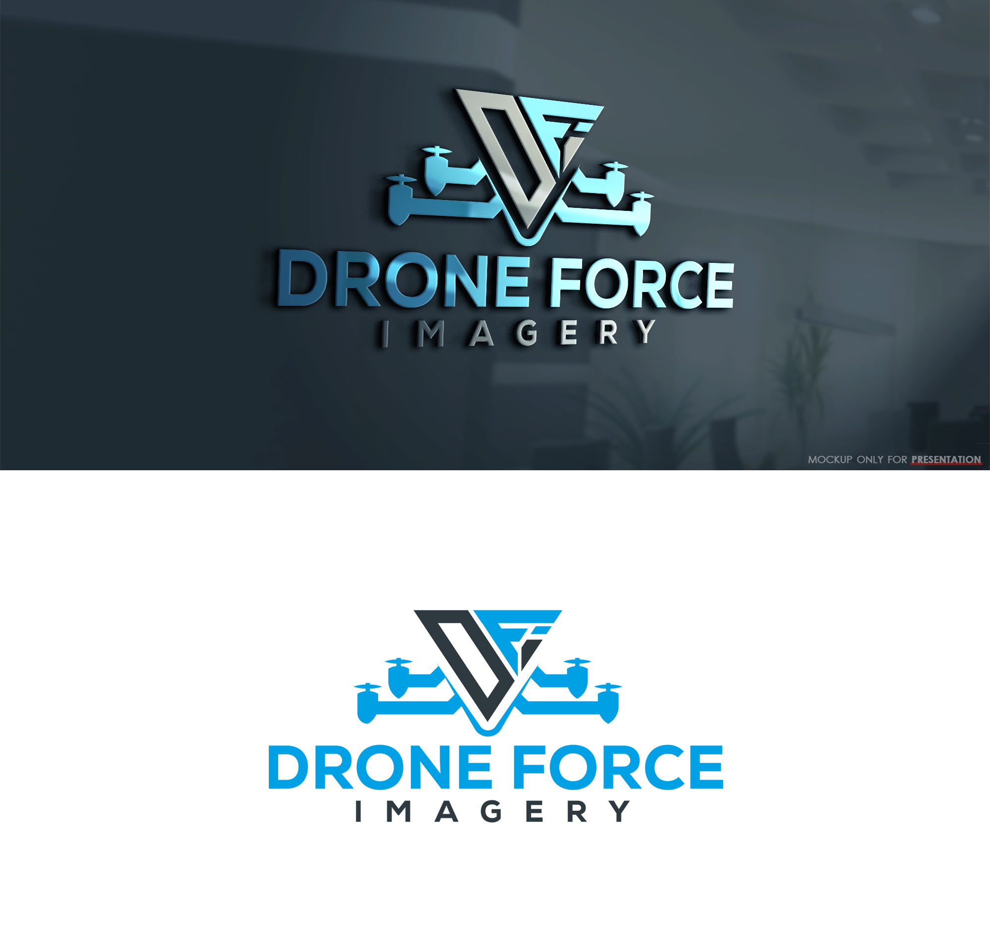 Logo Design by Mono.co for Drone Force Imagery | Design #26265701