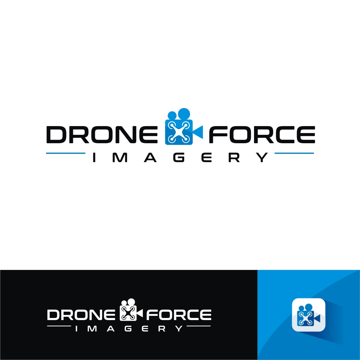 Logo-Design von Ashani Bhattacharya für Drone Force Imagery | Design #26280636