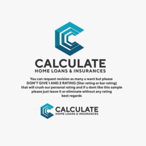 Calculate home loans & insurances | Logo Design by IdentsArt