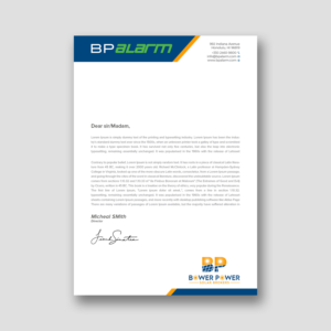 Letterhead Design by Tripti Ranjan Gain for this project | Design: #26262038