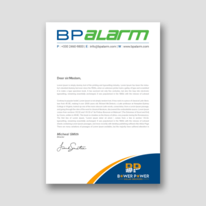 Letterhead Design by Tripti Ranjan Gain for this project | Design: #26262039
