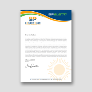 Letterhead Design by Tripti Ranjan Gain for this project | Design: #26262041
