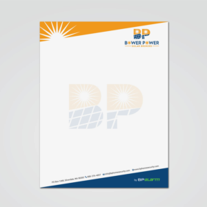 Letterhead to Introduce a 'Sister' Company.  | Briefkopf-Design von MDesign