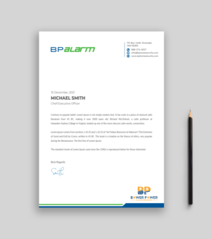 Letterhead Design by Musa. A for this project | Design: #26260595