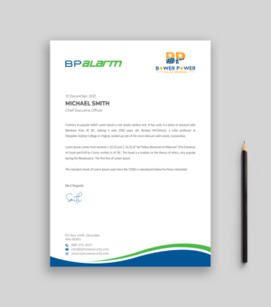 Letterhead Design by Musa. A for this project | Design: #26271178