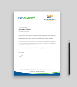 Letterhead Design by Musa. A for this project | Design: #26271179