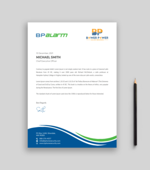 Letterhead Design by Musa. A for this project | Design: #26271180