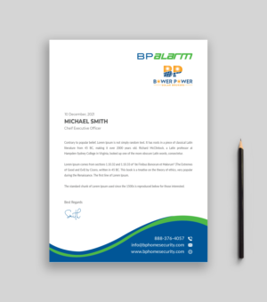 Letterhead Design by Musa. A for this project | Design: #26283916