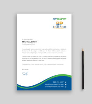 Letterhead Design by Musa. A for this project | Design: #26283917