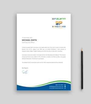 Letterhead Design by Musa. A for this project | Design: #26283918