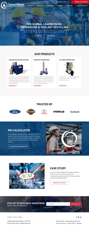 Manufacturing Company WordPress Website Design | Web Design by Titan Eagle