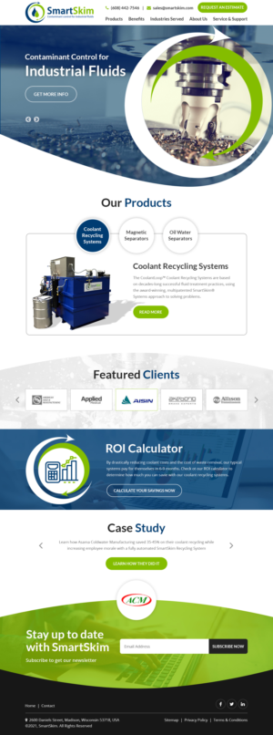 Manufacturing Company WordPress Website Design | Web Design by Starlyn DS