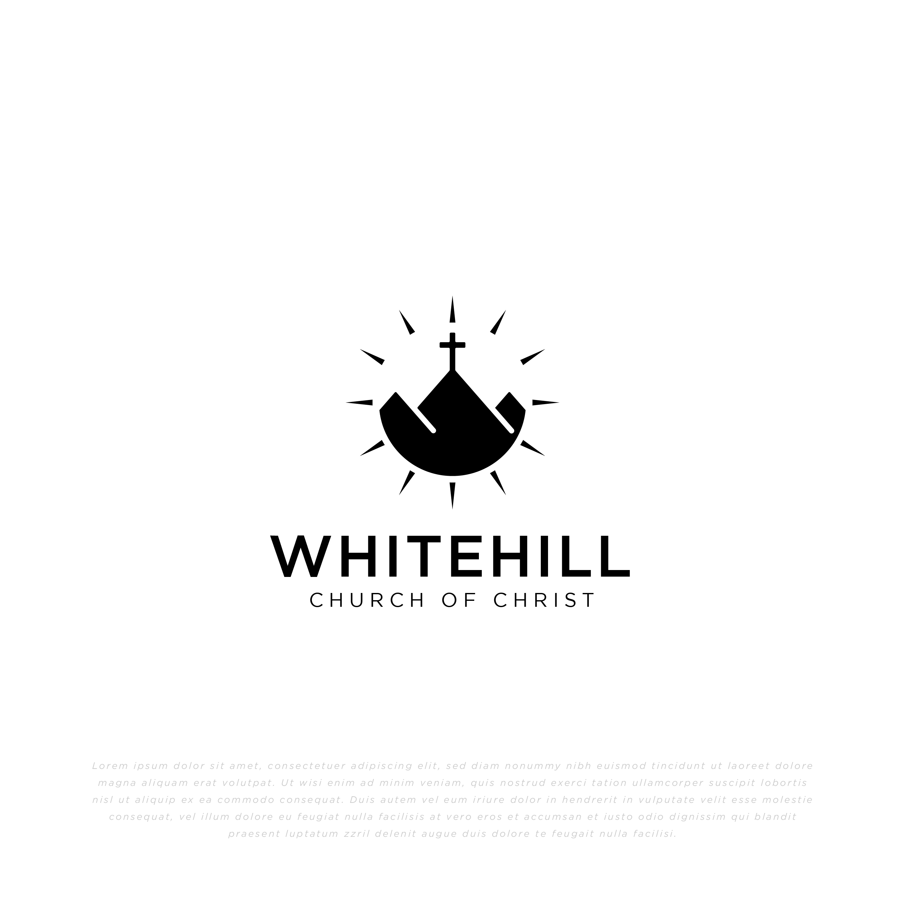 Logo Design by Maria Graphics™ for Whitehill Church of Christ | Design #26271059