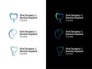 Oral Surgery and Dental Implant Center  | Logo Design by Atvento Graphics