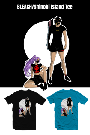 Anime Designs - Chad x Yoruichi | Design de T-shirt par Tomi Ax