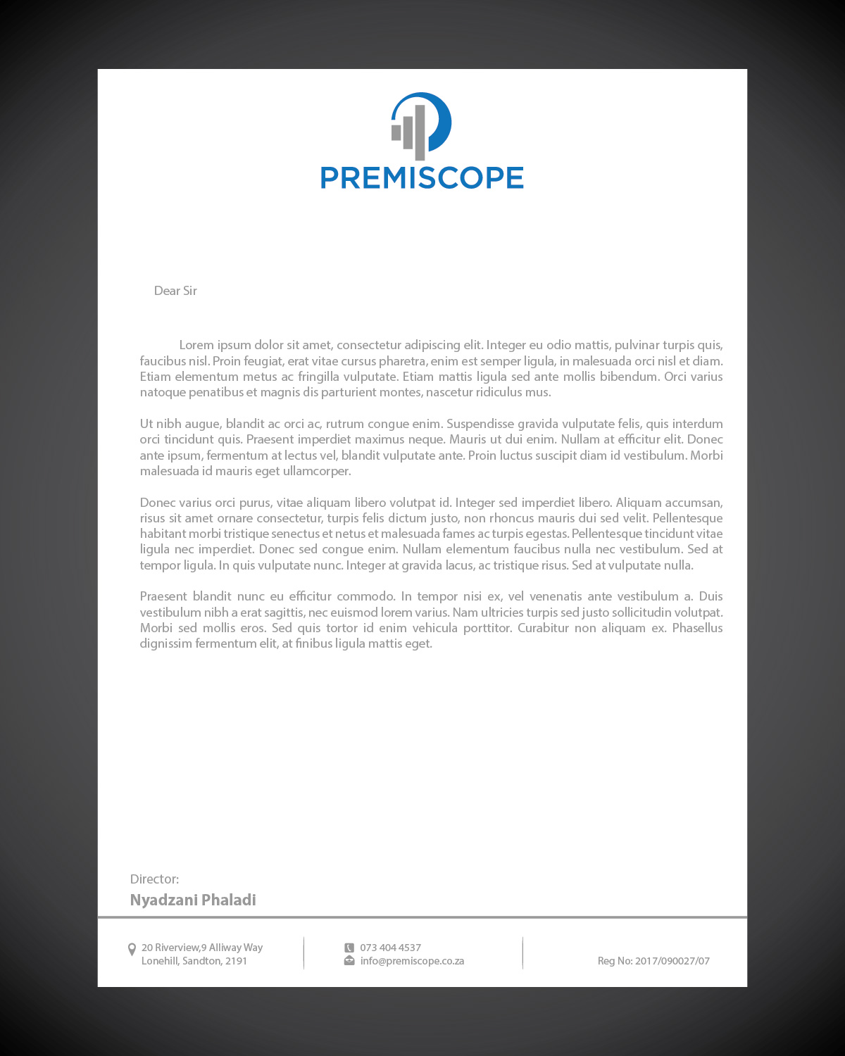 Letterhead Design by Isnah Logo for this project | Design #26264110