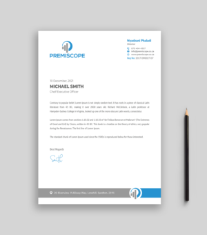 Letterhead Design by Musa. A for this project | Design: #26263474