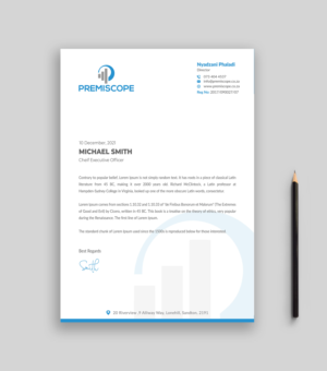 Letterhead Design by Musa. A for this project | Design: #26263477