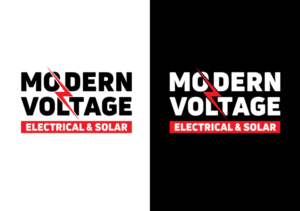 Modern Voltage Electrical & Solar | Logo Design by G.Krastinkova