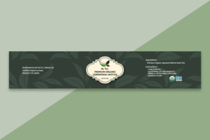 Hai Tea Premium Matcha brand Label | Label Design by Riyad