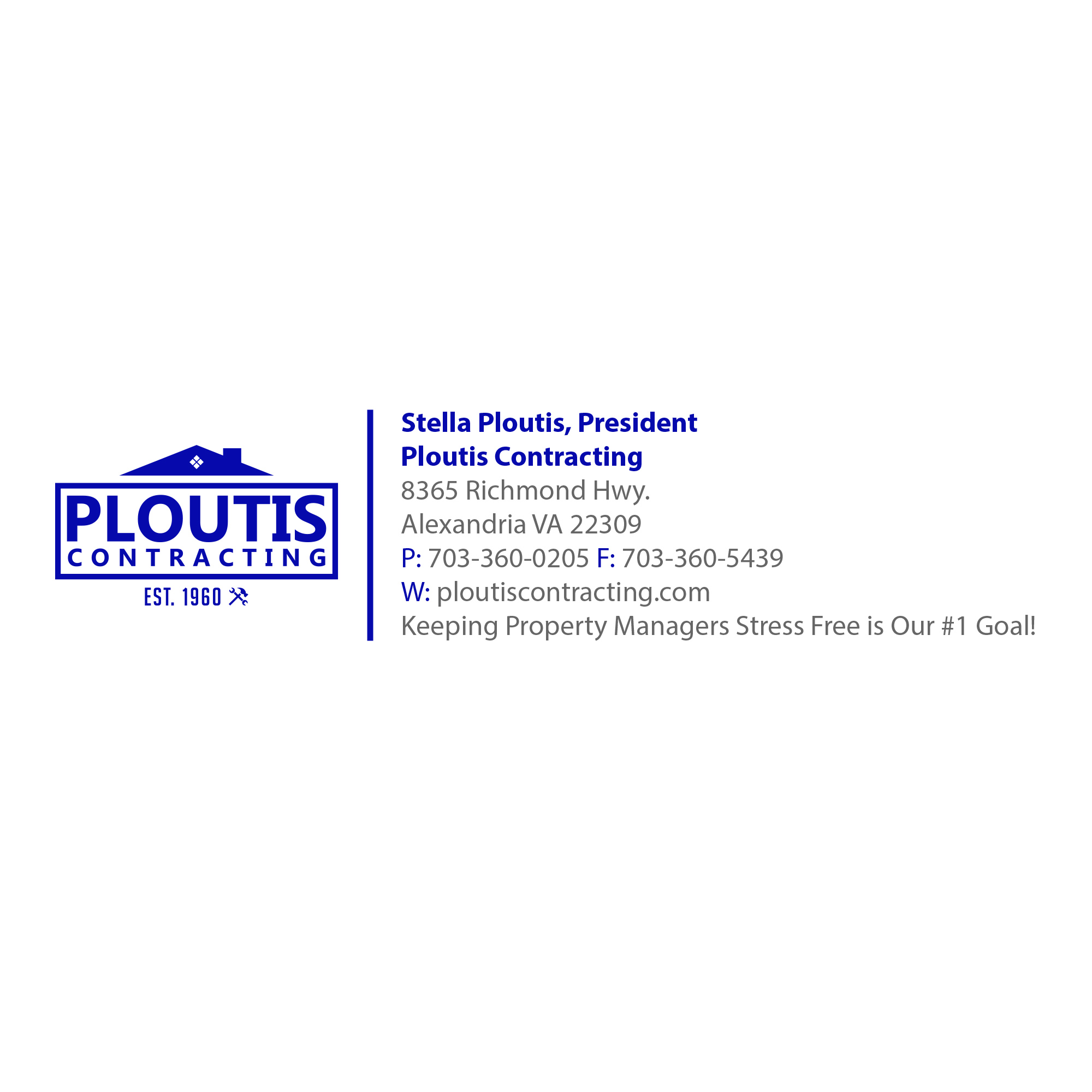 Logo Design by itarahma for ploutis contracting | Design #26271988