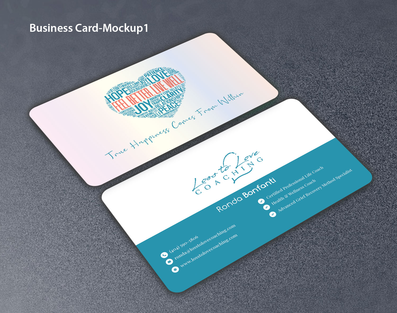 Business Card Design by Expert Designer for Loss To Love Coaching, LLC | Design #26274420