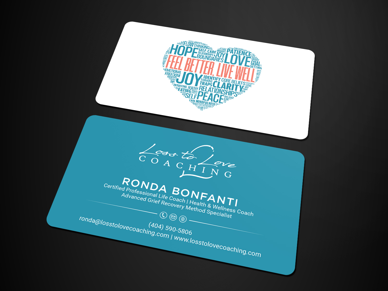 Business Card Design by Tripti Ranjan Gain for Loss To Love Coaching, LLC | Design #26275497